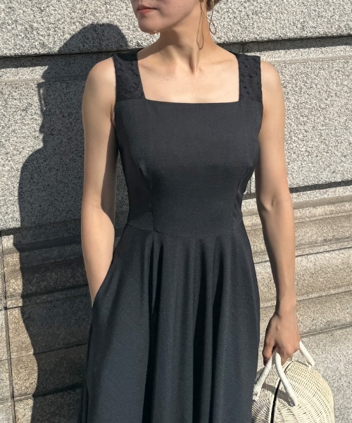 ワンピース ヘムレースフレアワンピース : ZOZOTOWN Yahoo!店 - 通販