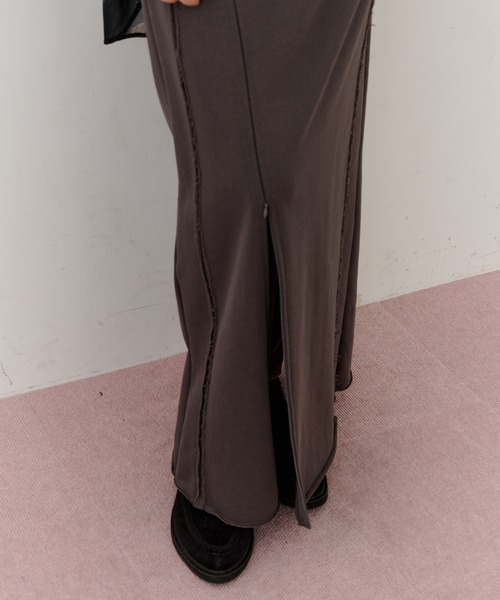 LA BELLE ETUDE（ラベルエチュード） スカート 深スリットスウェットI