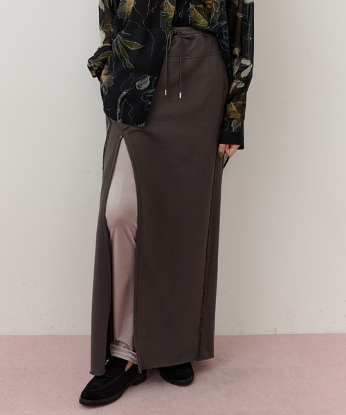 LA BELLE ETUDE（ラベルエチュード） スカート 深スリットスウェットI