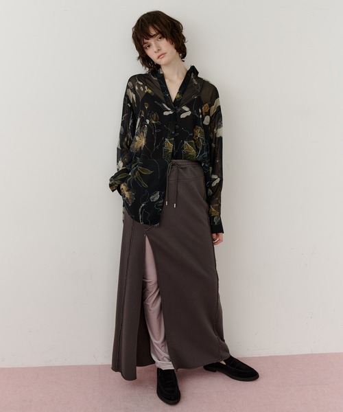 LA BELLE ETUDE（ラベルエチュード） スカート 深スリットスウェットI