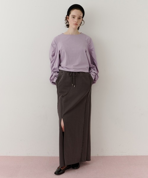 LA BELLE ETUDE（ラベルエチュード） スカート 深スリットスウェットI