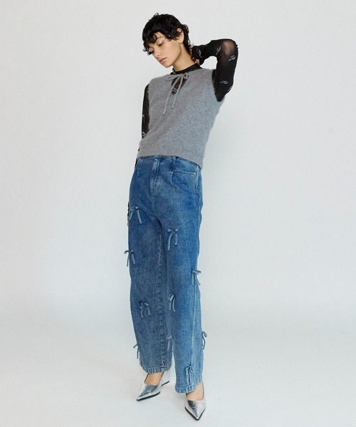 MAISON SPECIAL ジーンズ デニム デニムパンツ Ribbon Denim