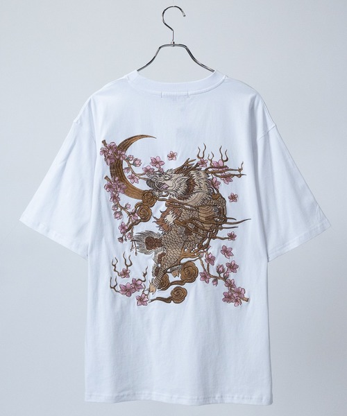 JOHN'S CLOSET（ジョンズクローゼット） tシャツ 「13」和柄刺繍 BIGT