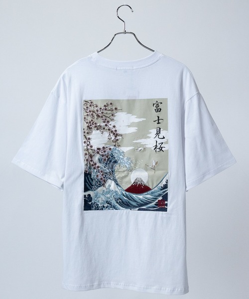JOHN'S CLOSET（ジョンズクローゼット） tシャツ 「13」和柄刺繍 BIGT