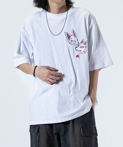 JOHN'S CLOSET（ジョンズクローゼット） tシャツ 「13」和柄刺繍 BIGT