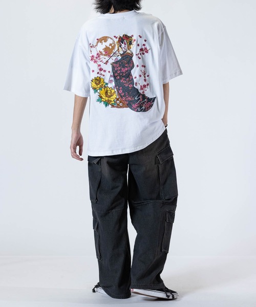 JOHN'S CLOSET（ジョンズクローゼット） tシャツ 「13」和柄刺繍 BIGT