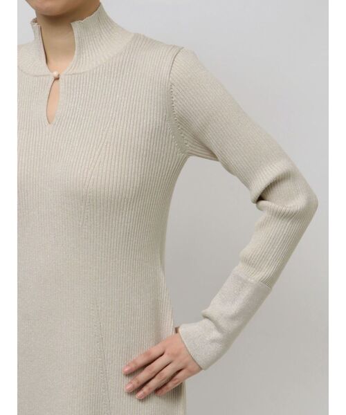 LAGUNAMOON（ラグナムーン） ワンピース ラメブレンドリブニット