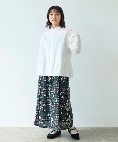 bulle de savon（ビュルデサボン） ブラウス シャツ 100/2ブロード