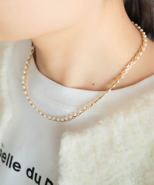 カービングパールのネックレス R6277 カービングパールのネックレス R6277 カービングパールのネックレス