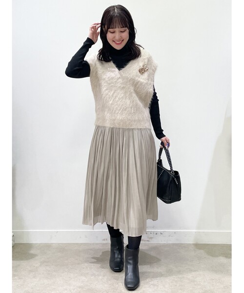 Reflect スカート 「SALE／手洗い可」シャイニープリーツ
