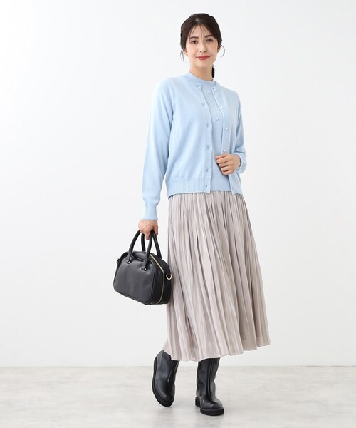 Reflect スカート 「SALE／手洗い可」シャイニープリーツ
