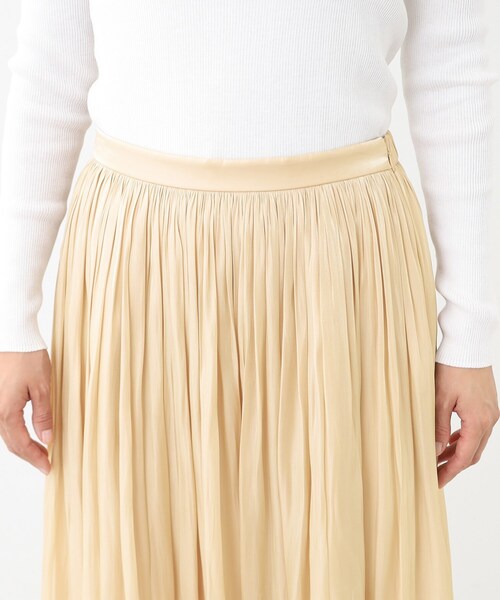 Reflect スカート 「SALE／手洗い可」シャイニープリーツ
