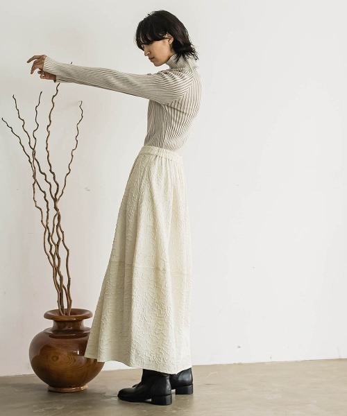 エムズグレイシー ニット（ベージュ） MAYSON GREY（メイソングレイ） ニット セーター WEB プレーティング