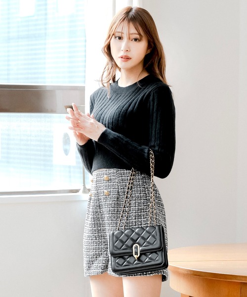 Julia Boutique パンツ ツイードショートパンツ レディース : ZOZOTOWN 