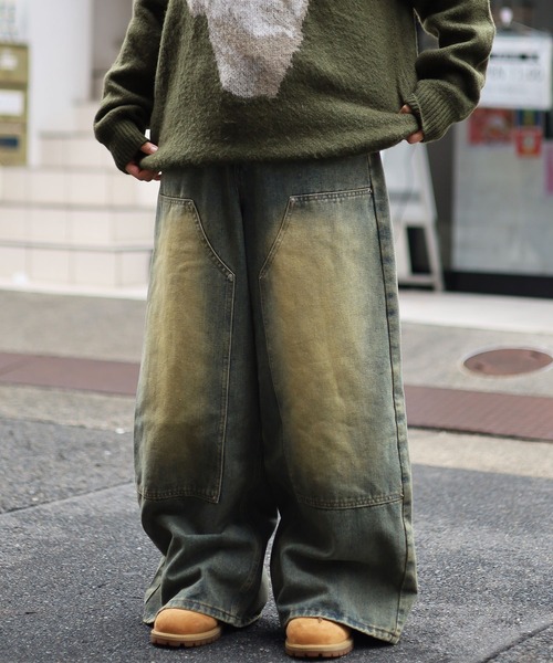 ATMARK ワイドパンツ ジーンズ ZOZO限定販売「2サイズ展開 / UNISEX