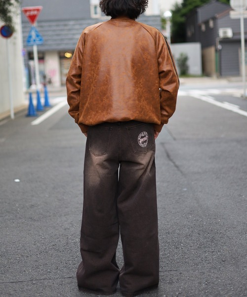 ATMARK ジーンズ ZOZO限定販売「2サイズ展開 / UNISEX 」オーバーダイ