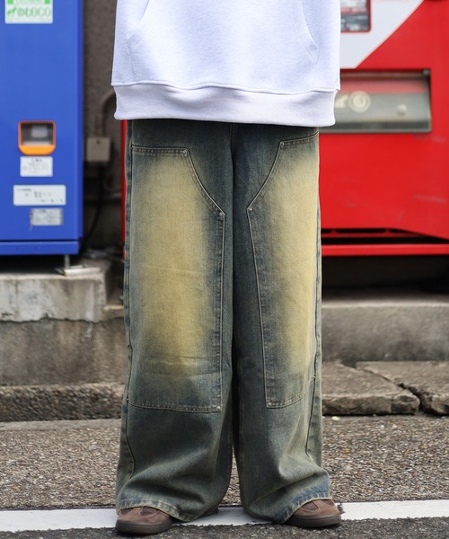 ATMARK ワイドパンツ ジーンズ ZOZO限定販売「2サイズ展開 / UNISEX