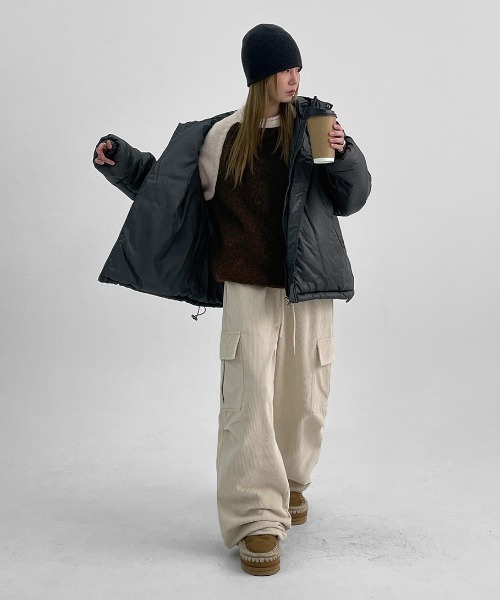 BLACKUP カーゴパンツ 「MADE」 ラボネコーデュロイカーゴ