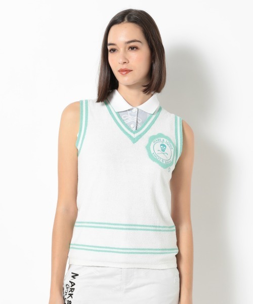 MARK&LONA（マークアンドロナ） ベスト ジレ Stamped Deep Vee Vest