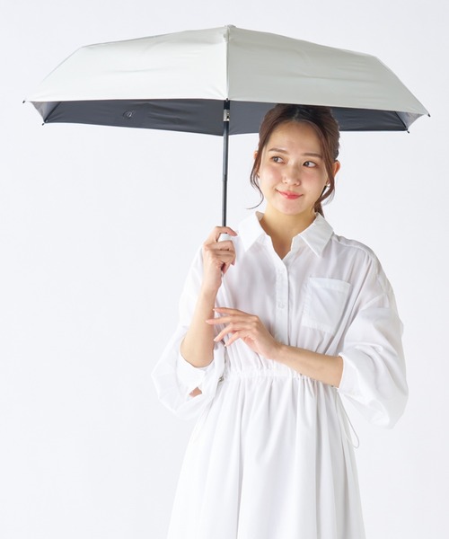 折りたたみ傘 遮光100 晴雨兼用 折りたたみ傘 コンパクト自動開閉 ”kowaza コワザ 無地” レディース メンズの画像