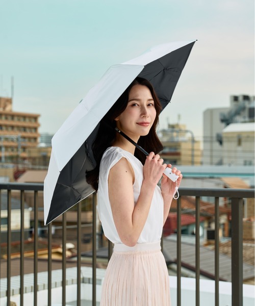 折りたたみ傘 遮光100 晴雨兼用 折りたたみ傘 コンパクト自動開閉 ”kowaza コワザ 無地” レディース メンズの画像