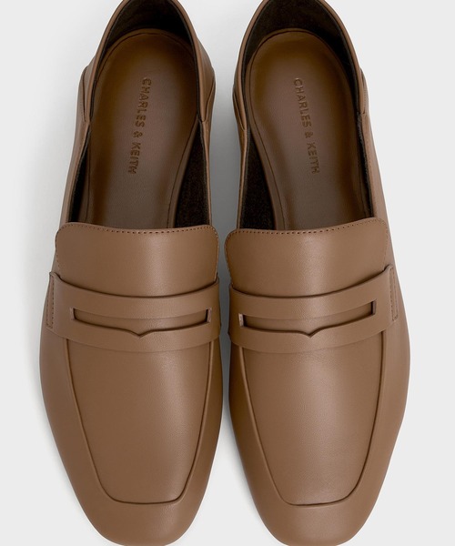 Charles＆Keith ローファー CHARLES ＆ KEITH ローファー アーモンドトゥ ペニーローファー