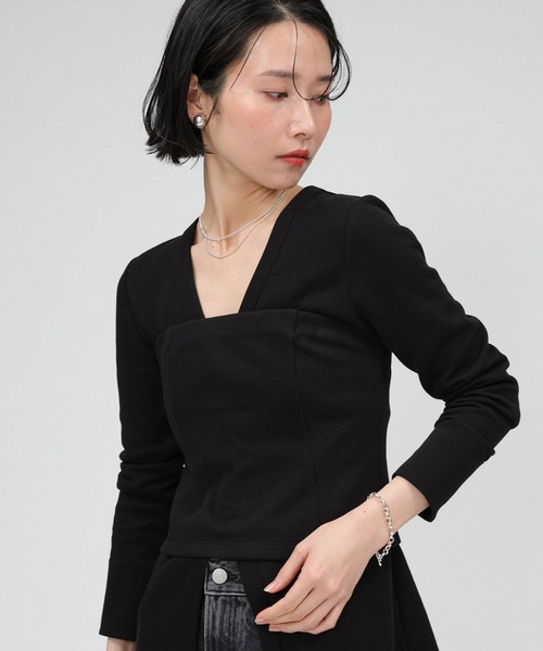 チューブトップ ベアトップ ハリヌキニットベアトップ | BABYLONE