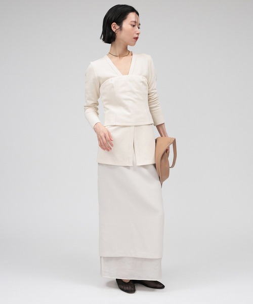 チューブトップ ベアトップ ハリヌキニットベアトップ | BABYLONE | 09