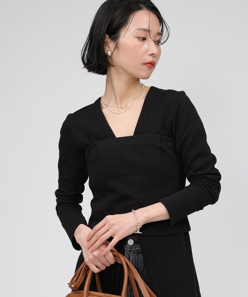 チューブトップ ベアトップ ハリヌキニットベアトップ | BABYLONE | 14