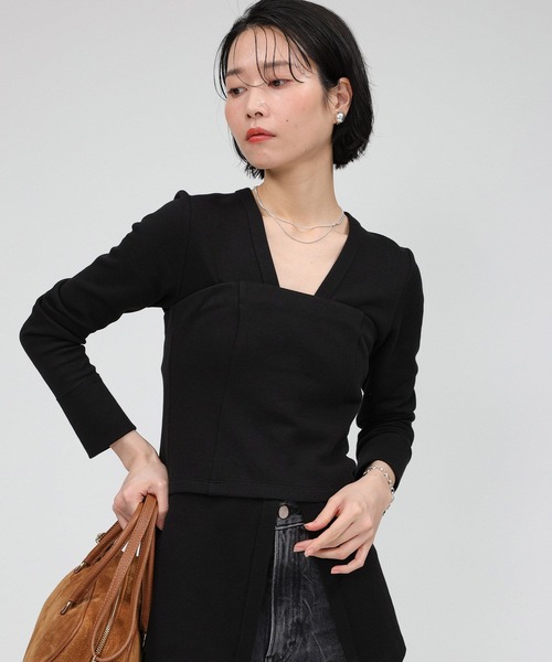 チューブトップ ベアトップ ハリヌキニットベアトップ | BABYLONE | 15