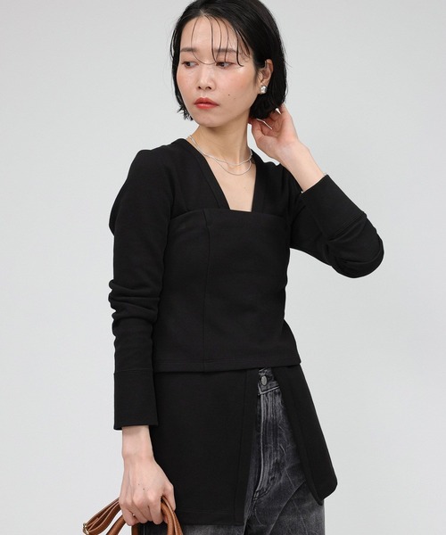 チューブトップ ベアトップ ハリヌキニットベアトップ | BABYLONE | 16