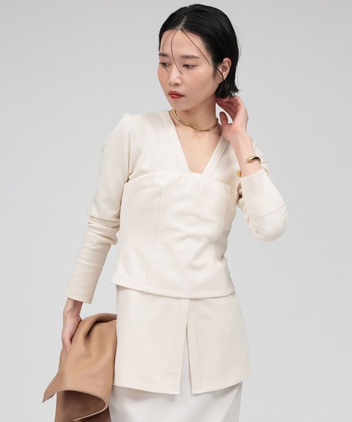 チューブトップ ベアトップ ハリヌキニットベアトップ | BABYLONE | 03