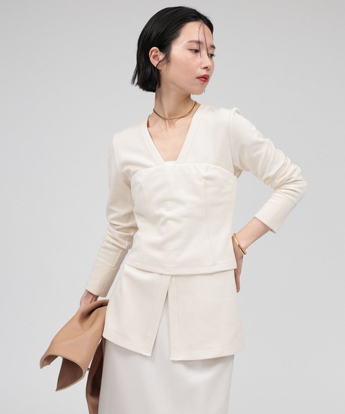 チューブトップ ベアトップ ハリヌキニットベアトップ | BABYLONE | 05