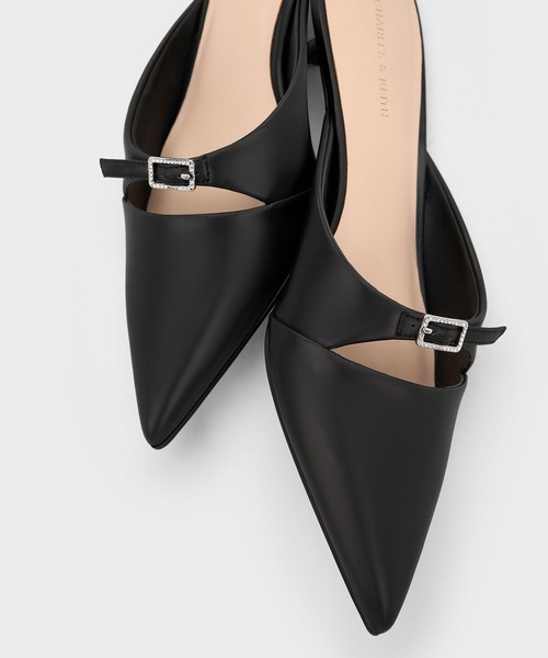 CHARLES ＆ KEITH（チャールズ&キース） パンプス クリスタルバックル