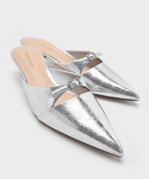 CHARLES ＆ KEITH（チャールズ&キース） パンプス ミュール クリスタル