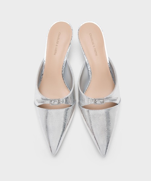 CHARLES ＆ KEITH（チャールズ&キース） パンプス ミュール クリスタル