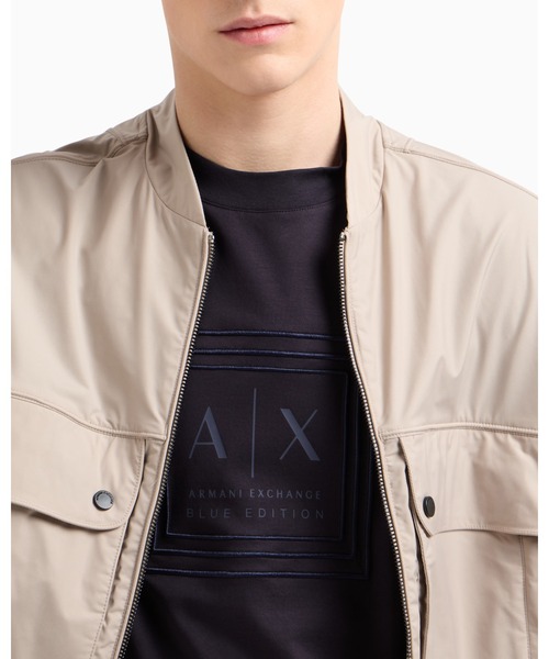 tシャツ 「A|X アルマーニ エクスチェンジ」AXロゴ 半袖クルーネックTシャツ/REGULAR メンズの画像