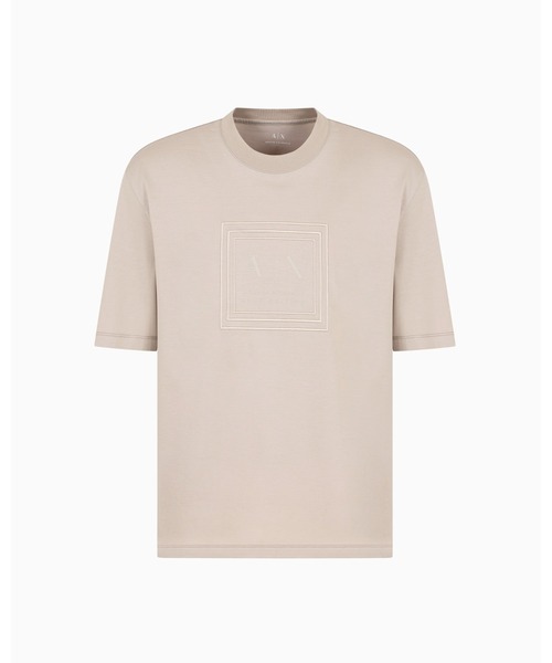 tシャツ 「A|X アルマーニ エクスチェンジ」AXロゴ 半袖クルーネックTシャツ/REGULAR メンズの画像