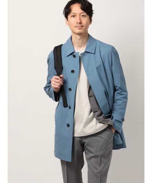 ステンカラーコート コート 最高コート 撥水 防シワ 軽量 ポリエステル