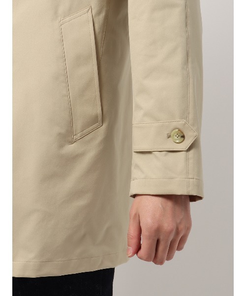 ステンカラーコート コート 最高コート 撥水 防シワ 軽量 ポリエステル