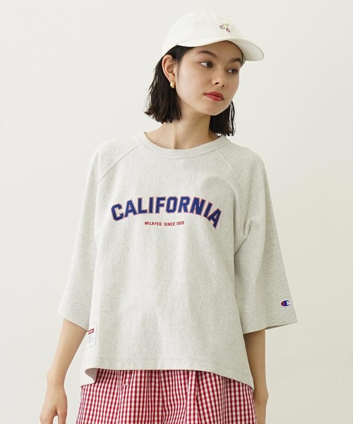 tシャツ MILKFED.×CHAMPION CALIFORNIA S/S TEE レディース メンズ Champion tシャツ MILKFED.×CHAMPION CALIFORNIA S/S TEE