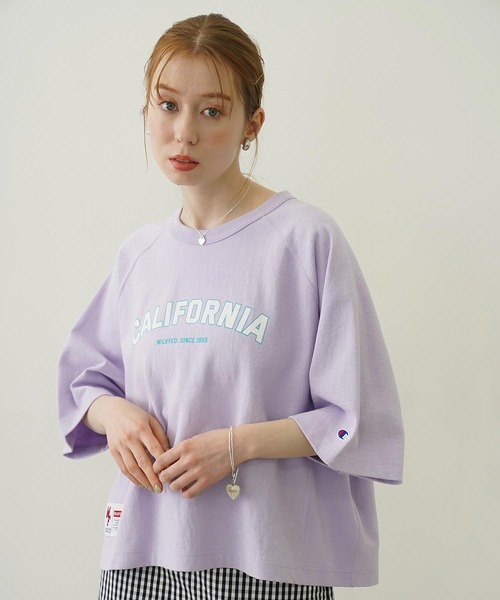 tシャツ MILKFED.×CHAMPION CALIFORNIA S/S TEE レディース メンズ MILKFED.×CHAMPION CALIFORNIA S/S TEE（Tシャツ/カットソー