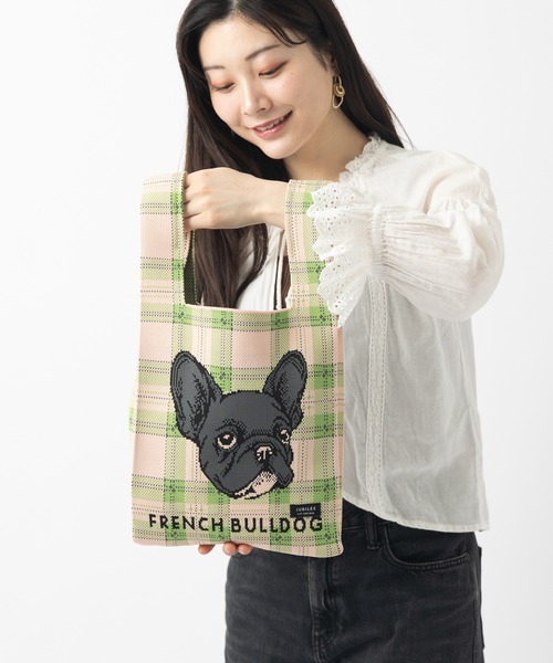 norimochi ハンドニット　ポシェット　犬　バッグ Jubilee（ジュビリー） トートバッグ ニットトートバッグ 大きめ