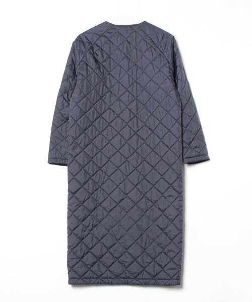 「LAVENHAM」 キルティングコート 38 ネイビー レディース_画像2