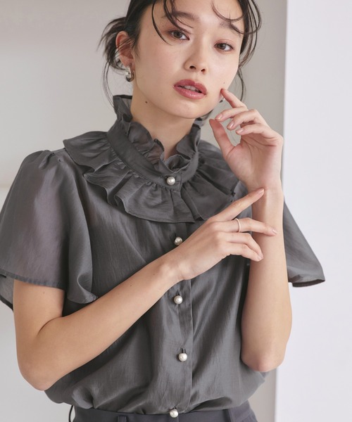 RUIRUE BOUTIQUE ブラウス シャツ 洗える ｜ 選べる素材