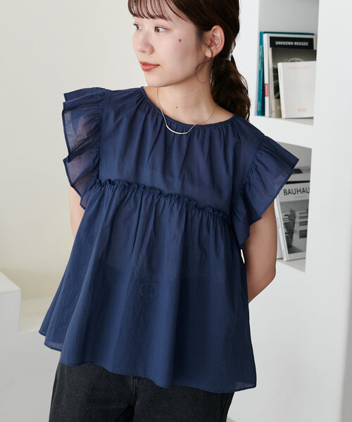JUSGLITTY 2WAYフリルブラウス JUSGLITTY（ジャスグリッティー）の「2WAYフリルブラウス