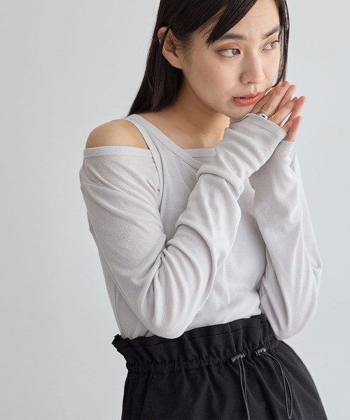 for/c（フォーシー） tシャツ シアーロンT＆タンクトップセット