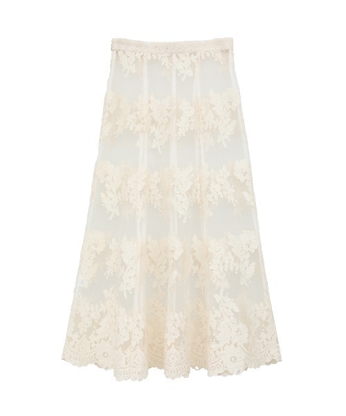 スカート CLANE SHEER FLOWER LACE SKIRT CLANE（クラネ） スカート SHEER FLOWER LACE SKIRT : ZOZOTOWN Yahoo