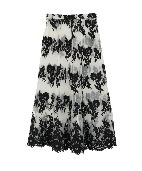 CLANE（クラネ） スカート SHEER FLOWER LACE SKIRT : ZOZOTOWN Yahoo