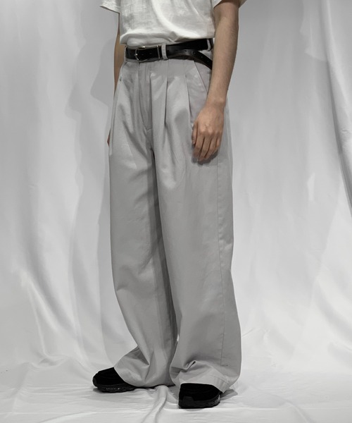 Toironier パンツ Toironier/トワロニエ/2Tuck CHINO Pants